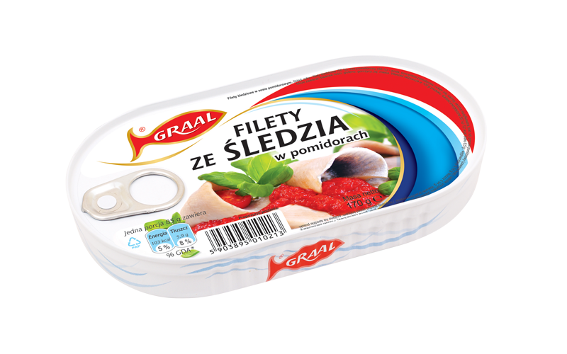 Herring fillet in tomato sauce Polish Food Direct