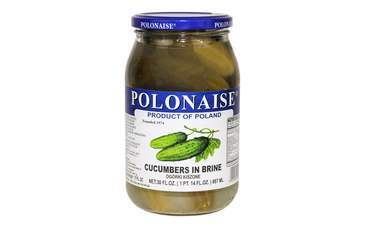 Polonaise Cucumbers in Brine Polish Food Direct