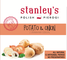 Load image into Gallery viewer, Potato & Onion - 12 Artisanal Vegan Pierogi