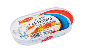 Mackerel fillet in tomato sauce