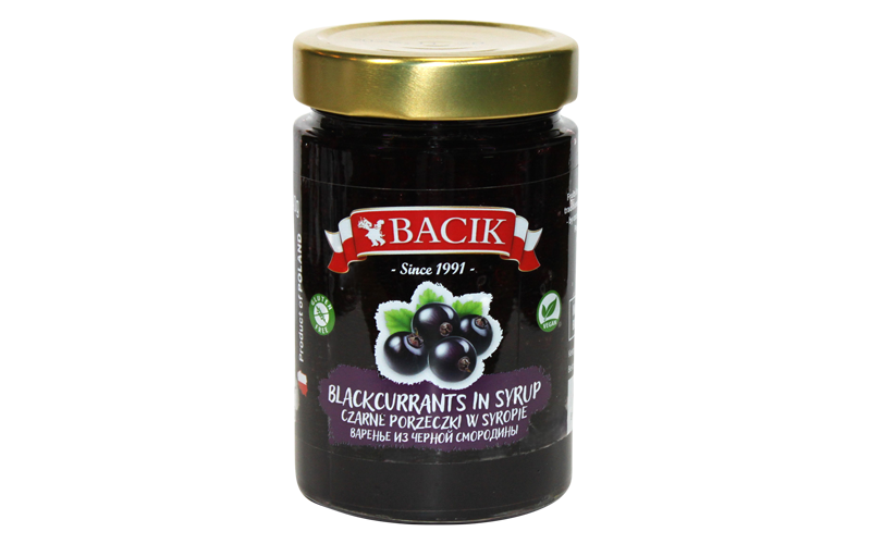 Blackcurrants in syrup Varenje