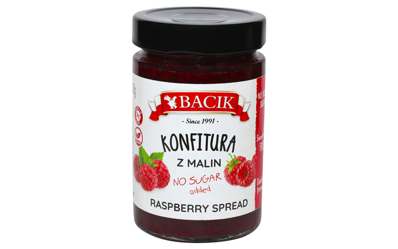 Raspberry spread no added sugar!