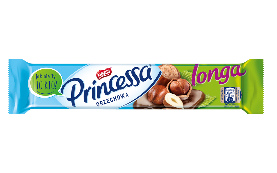 Princessa Princessa Longa - hazelnut wafer bar – Polish Food Direct