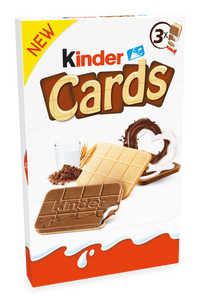 Cocoa-milk wafer cards