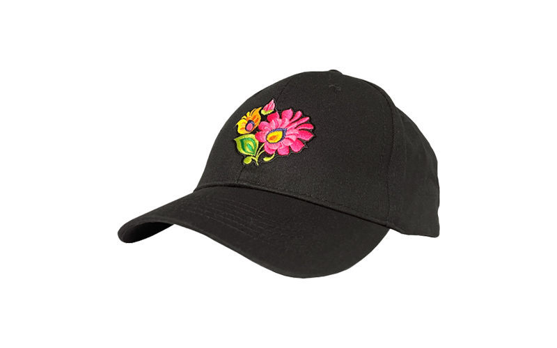Black cap Lowicz flowers