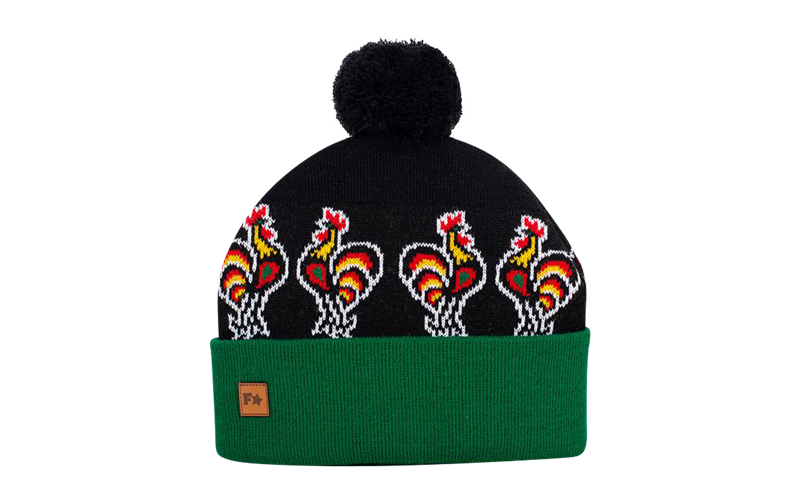 Lowicz rooster winter hat