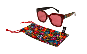 Red Lowicz sunglasses