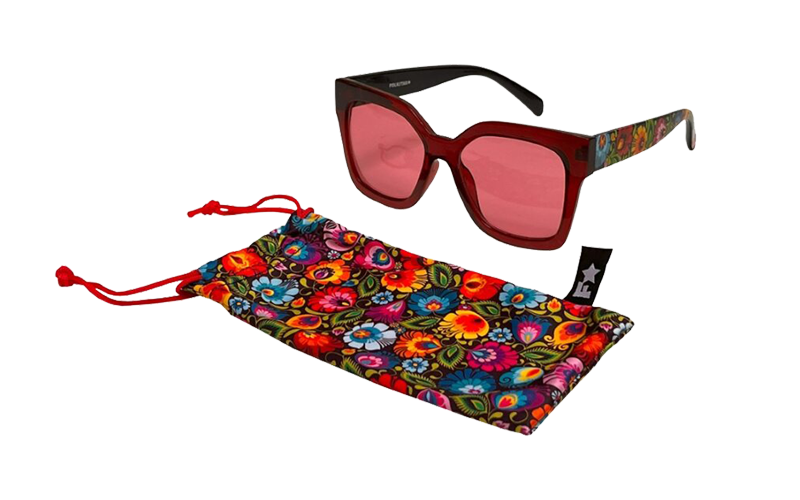 Red Lowicz sunglasses