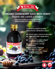 Load image into Gallery viewer, Organic chokeberry juice w/honey
