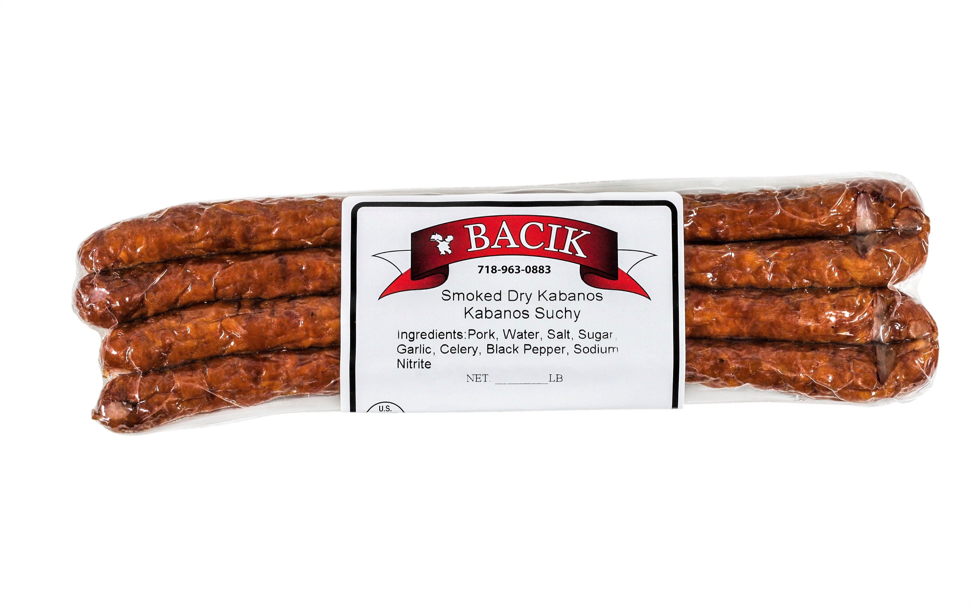 Dry clearance smoked sausage