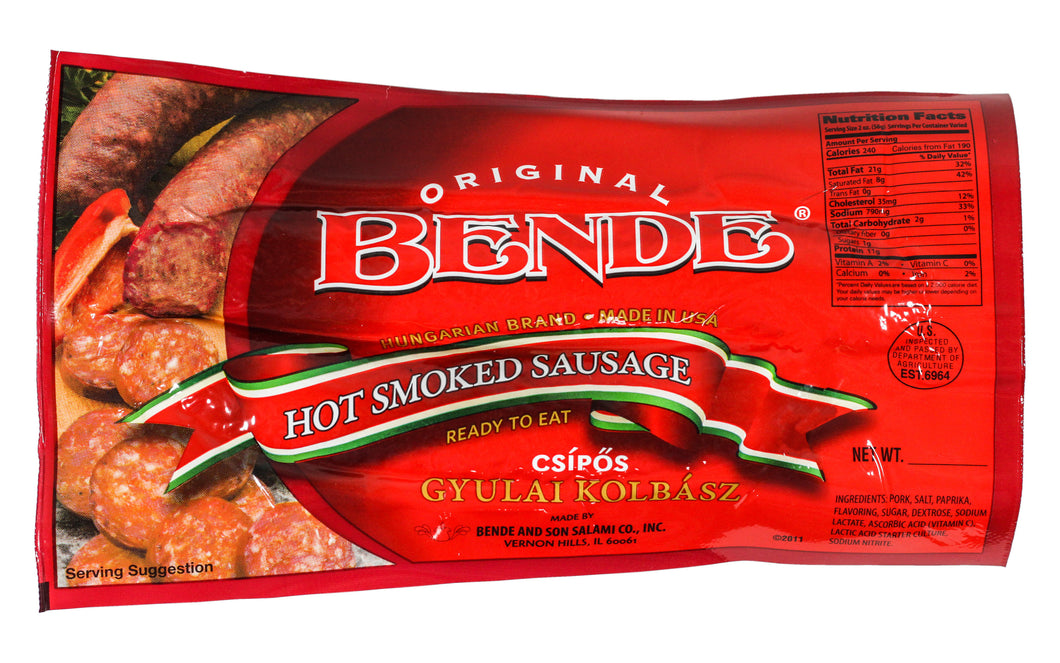 Bende Hungarian Spicy Smoked Sausage