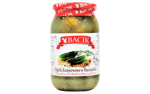 Dill Pickles in Mustard Sauce