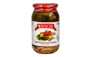 Dill Pickles with Sweet Peppers