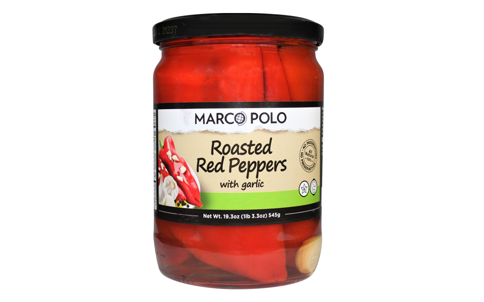 Roasted Red Peppers w/Garlic