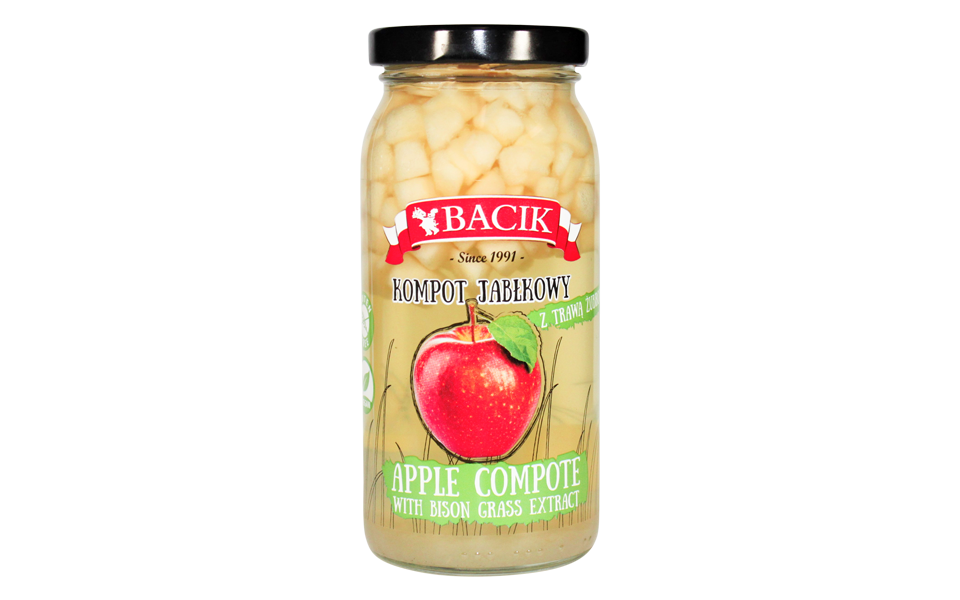 Apple Compote w/Bison grass extract