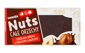 Dark Chocolate w/hazelnuts