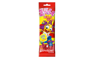 Sour strawberry string candy