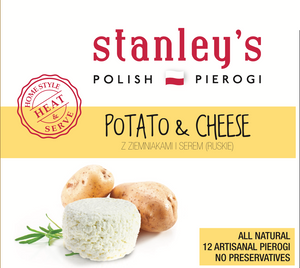Potato & Cheese - 12 Artisanal Vegetarian Pierogi