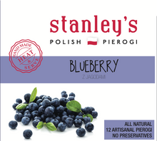 Load image into Gallery viewer, Blueberry - 12 Artisanal Vegan Pierogi
