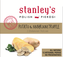 Load image into Gallery viewer, Potato &amp; Mushroom Truffle - 12 Artisanal Vegetarian Pierogi
