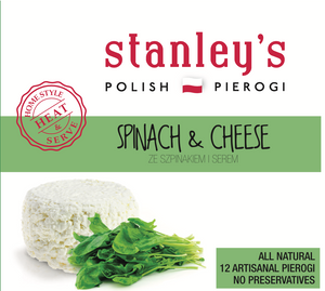 Spinach & Cheese - 12 Artisanal Vegetarian Pierogi